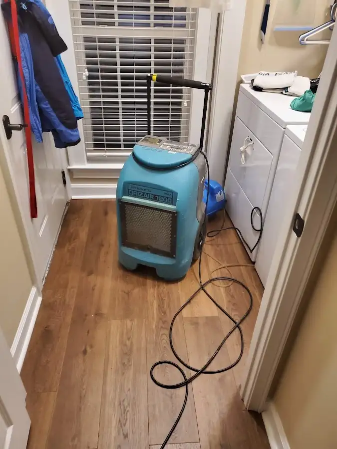 Commercial dehumidifier deployed for Flood Damage Cleanup in Cedar City