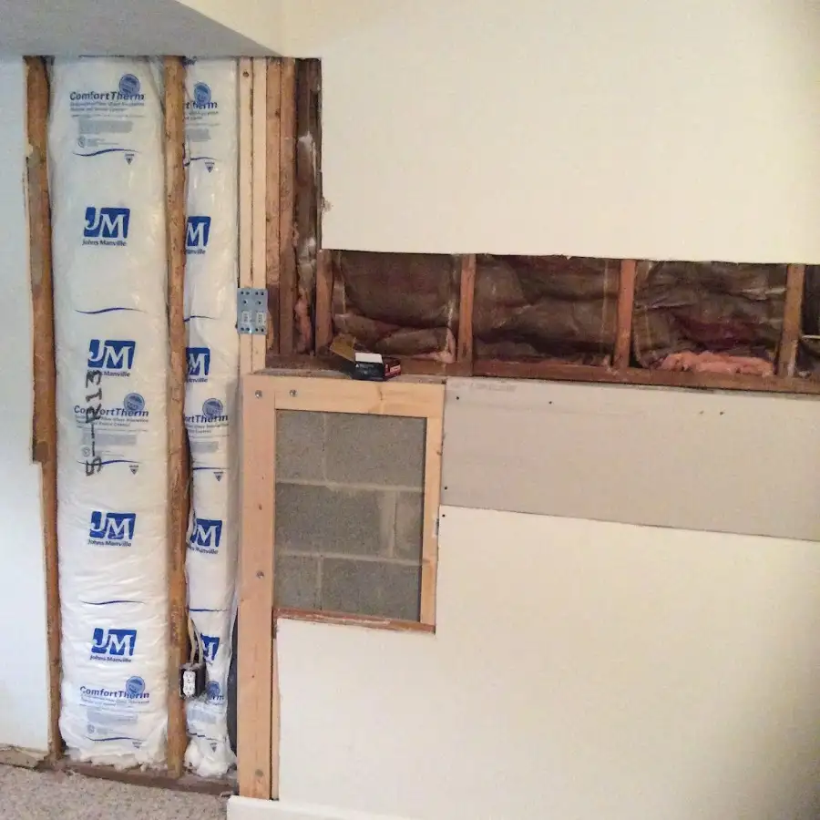 Wall insulation replacement during Contents Cleaning & Restoration in Cedar City